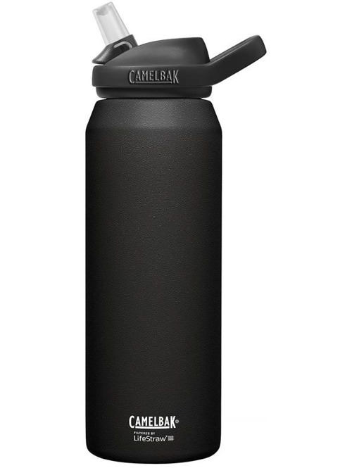 Cyklo lahev CamelBak Eddy+ Vacuum Stainless 1l LifeStraw Black