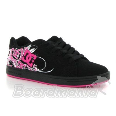 Dětské boty DC Pixie Scroll Black/Pink