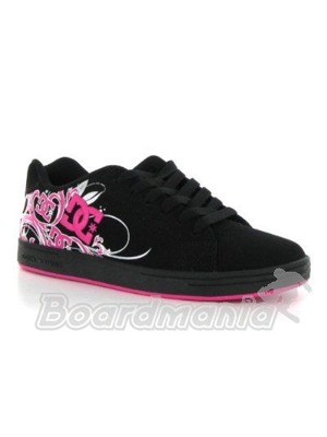 Dětské boty DC Pixie Scroll Black/Pink