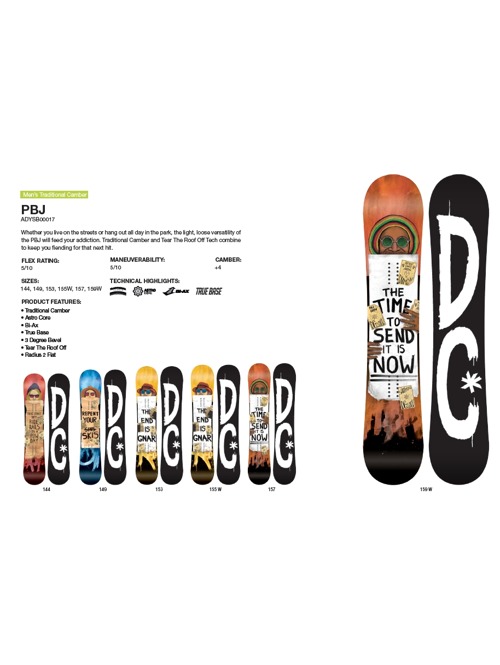 Snowboard DC PBJ 14/15 wide | Boardmania.cz