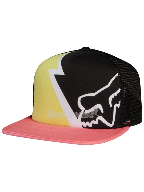 Kšiltovka Fox Faster Than Lightning Trucker day glo yellow