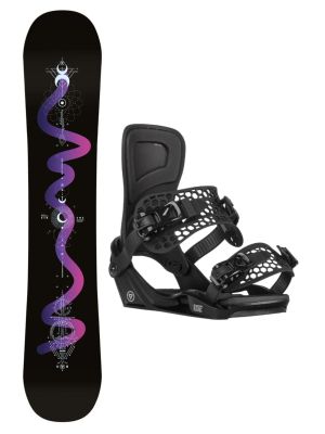 Snowboard set Gravity Sirene black