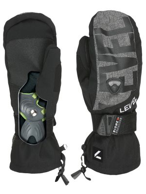 Pánské rukavice Level Fly Mitt Black-Grey