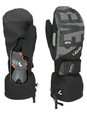 Dětské rukavice Level Fly JR Mitt Black-Grey