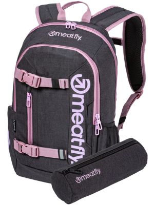 Batoh Meatfly Basejumper 6 pink/charcoal heather 22 l