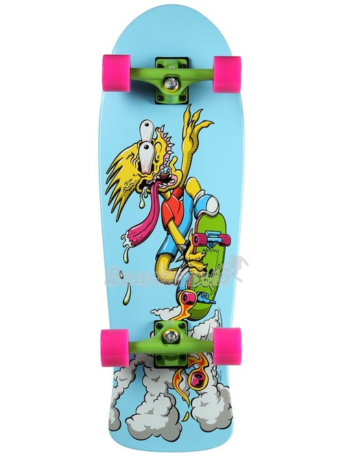 Cruiser Santa Cruz Simpsons Bart Slasher blue 30,1